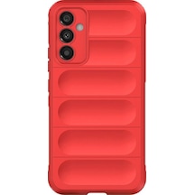 Newface - 530 - Samsung A56 Kılıf Optimum Silikon - Ece-umay - - Kırmızı