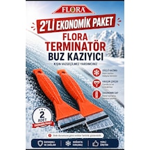 Flora Terminatör Çift Yönlü Buz Kazıyıcı Ve Kırıcı 2'li Ekonomik Paket Çok Renkli