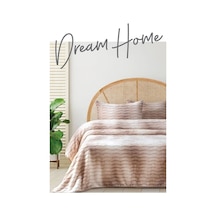 Merinos Pudra Dream Home Yumuşak Çift Kiş Battaniye Seti 220x240