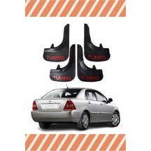 Toyota Uyumlu Corolla Tüm Kasalar Tunıng Yazılı 4'Lü Tozluk Çamurluk Paç