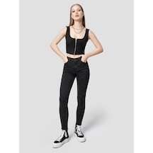 Nicole Skinny Fit Kadın Pantolon Mavi