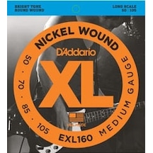 Bas Gitar Tel Seti, Xl, 50-105, Long Scale, Nıckel