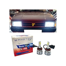 Tofaş Şahin Led Xenon Uzun + Kısa Farı Ampulü H4 Duo Yeni Seri Beyaz