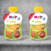 Organik Muzlu Elmalı Armut Püresi 100 Gr X 2 Adet
