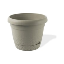 Omnipazar Krs-345 Dekoratif İnci Bitki Çiçek Saksı Takımı 15.3 Litre No 5 Bej