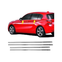 Bmw 1 Seri F20 F21 Krom Cam Çıtası 4 Kapı P.çelik 2011-2019 Arası