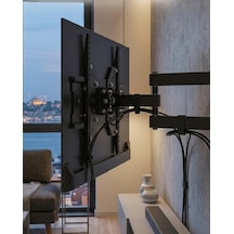 Hubrendy Tekno Televizyon Duvar Askı Aparatı Hareketli 27 55 İnç Tv Askı Aparatı