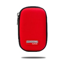 Classone Hd2001 2.5" Uyumlu,Hardisk Çantası-Kırmızı