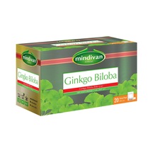 Mindivan Ginkgo Biloba Bitki Süzen Poşet Çay 20'li