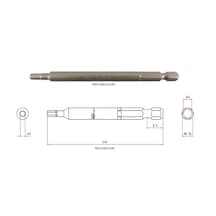 vessel 424087 Allen Bits Uç 4x100 MM