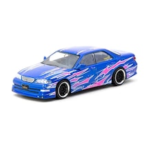Tarmac Works 1/64 Vertex Toyota Mark Iı Jzx100 Blue Metallic