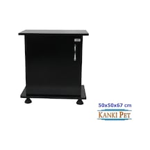 Kanki Pet 50 CM Akvaryum Mdf Sehpa Siyah 50 x 50 x 67 CM