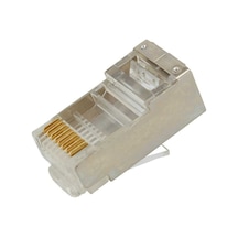 Powermaster Pm 2334 Metal Rj45 Cat5 Metal Uç 8P/8C Shıeld 100 Lü