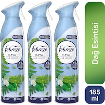 Febreze Dağ Esintisi Hava Ferahlatıcı Sprey Oda Kokusu 3 x 185 ML
