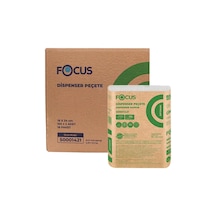 Focus Dispenser Peçete, Masaüstü Peçete, 18x24 Cm 18 Paket X 150 Adet Kolide Toplam 2700 Peçete
