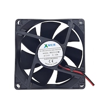 Buharaelektronik-80X80X25Mm 24V 0.10A 2P Xmer Fan