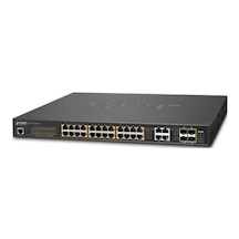Planet Pl-gs-4210-24up4c 24 Port 10/100 Poe+ 4 Port Sfp 600w Poe Yönetilebilir Switch