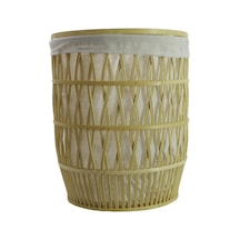 T.concept Dekoratif Dayanıklı Çok Amaçlı Bambu Sepet Büyük Boy L