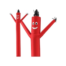 Inflatables Lookourway Air Dansçı Hoch Tube Man Şişirilebilir Sabitleme 20-feet 20'kırmızı Çok Renkli