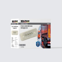 Side Marker Yan Pozisyon Lambası Beyaz Renk Led 12v 2w E9-r10 Belgeli