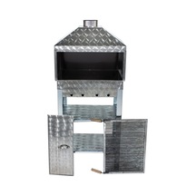 Metehan MTH-22 Davlumbazlı - Kapaklı - Bacalı - Maltız Izgaralı - 2 Tekerlekli Mangal