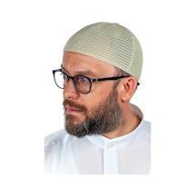 Lüks Çelik Örme Namaz Takkesi Fıstıkyeşili 1 Adet