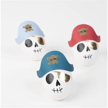 Pirate Skulls Surprise Balls İskelet Sürpriz Toplar 3lü