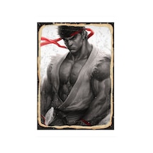 Bedeko Street Fighter Ryu Model Mdf Tablo 25 Cm X 35 Cm