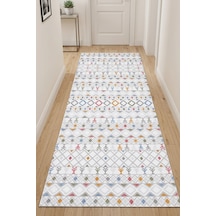 Raschel Carpet Premium Yıkanabilir Leke Tutmaz Modern Multi Renkli Özel Seri Kaymaz Taban Yolluk Rcmultı Yllk 003 Çok Renkli
