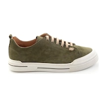 Bambi Haki Hakiki Deri Erkek Sneaker E01585773401