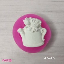 Yy0726 Sulama Kabında Çiçek Silikon Kalıp