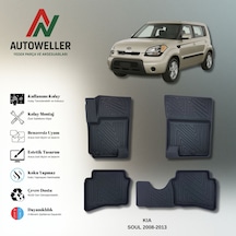 Kia Soul 2008-2013 Uyumlu Havuzlu Oto Paspas