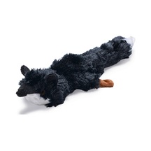 Beeztees Köpek Oyuncağı, Sesli, Tilki, Peluş, Siyah, 30x13x2,5cm