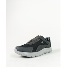 Volis Füme Renk 40-41-42-43-44-45 Numara Bağcıklı Triko Erkek Spor Ayakkabı Füme
