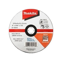 Makita İnox Kesme Taşı-bombeli 230x2 Mm Maad-18845