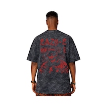 Tasarım Eazy-e Rapper Şarkıcı Sırt Baskılı Unisex Oversize Vintag Siyah