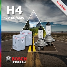 Bosch H4 12V 60/55W P43T Far Ampulü 2 Adet