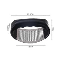 Paslanmaz Çelik Sarımsak Presi Manuel Kırıcı Zencefil Salıncak Mutfak Aleti Bda Siyah