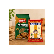 1121 Basmati Pirinç 900 Gr +gurme Yeşil Firik Bulgur Freekeh 800 Gr