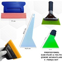 Cam Filmi-Kaput Koruma ve Folyo Çekme Aparatları 5 Prç Set GRP14
