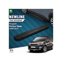 S-dizayn Peugeot Partner 2 Tepee Newline Siyah Yan Basamak 193 Cm 2008-2018 A+ Kalite