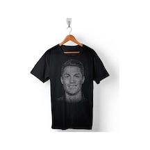 Cristiano Ronaldo Air Cr7 Typography Silüet Baskılı Tişört Unisex T-shirt 001
