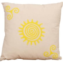 Sunny Kırlent-sarı Baskılı 45x45x10 Cm