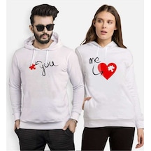Tshirthane Sen Benim Eksik Parçamsın Sevgili Kombinleri Kapüşonl