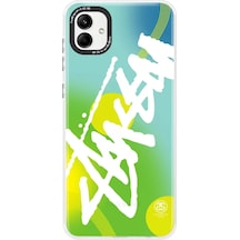 Newface Samsung Galaxy A04 Kılıf Estoril Desenli Kapak - Estoril - 2 Mavi