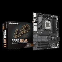 Gıgabyte B650 Ud Ax, 4xddr5, 3xm.2, Dp, Hdmı, Type-c, Wi-fi 6e, Bluetooth V5.3, Am5 Soket Gamıng Ana