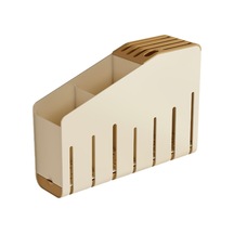 Suntek Çatal Bıçak Takımı Alet Kurutma Rafı Çubuk Beyaz