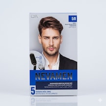 5/0 Natural Medium Brown - Kahve Amonyaksız Krem Saç Boyası Seti