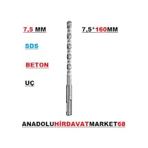 Nora Mermer Beton Delici Uç 7,5Mm Sds Matkap Ucu 7,5 160Mm