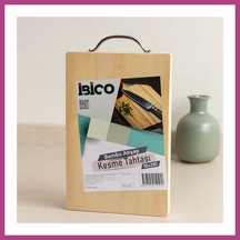 Gees Global Bambu Kesim Tahtası 18x28x1.7 Cm - Metal Kulplu Gbzs
